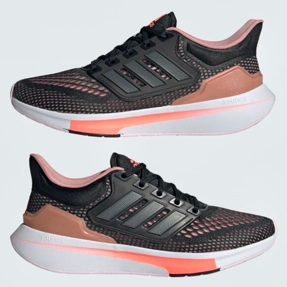ADIDAS EQ21 Women’s Grey and Pink Running & Cross-Training Shoes Sz 8.5 NWT - Picture 11 of 15